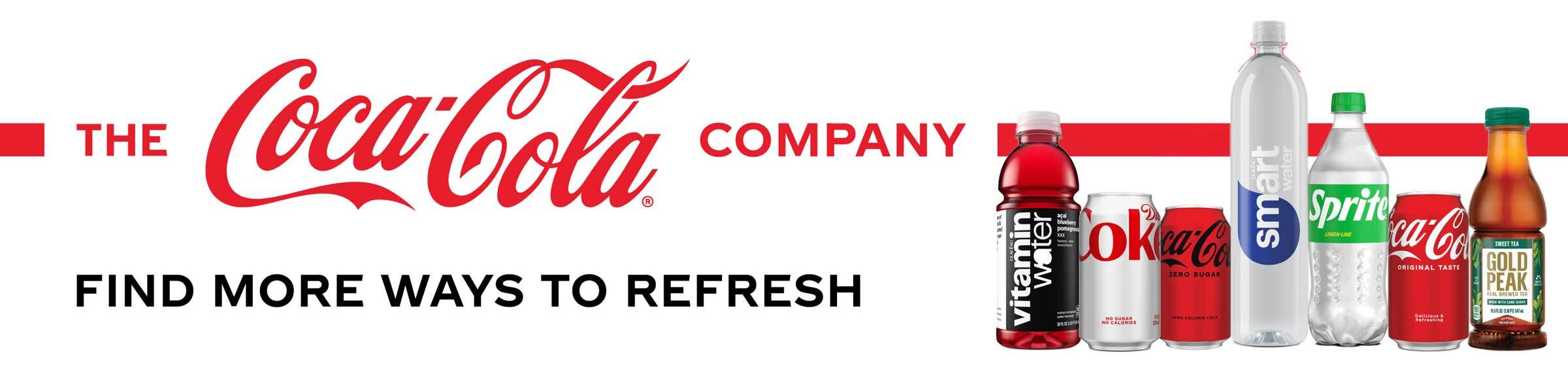 The Coca Cola Company. Find more ways to refresh. Shop now.